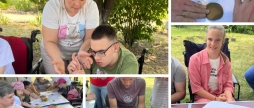 Для учасників інклюзивного табору у Вінниці влаштували майстер-клас з виготовлення оберегів