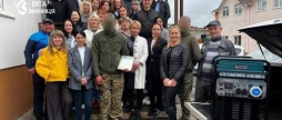 Для зв’язку, техніки й критичної електроніки вінницькі тепловики передали генератор військовим