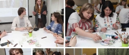 До Дня вишиванки у Вінниці влаштували майстер-клас із розпису гільз 