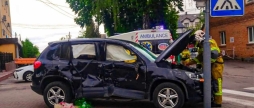 ДТП на Хмельницькому шосе у Вінниці з автомобіля деблокували водійку авто