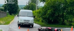 ДТП у Гайсинському районі після зіткнення з фургоном госпіталізували водійку скутера