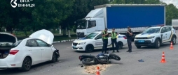 Госпіталізовано водія мотоцикла після ДТП у Калинівці