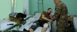 Гвардійці "Червоної Калини" відвідали побратимів, які лікуються після поранень
