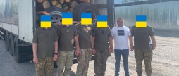 Калинівська громада передала військовим матеріали для будівництва фортифікацій