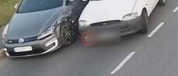 Камери спостереження зафіксували у Вінниці ДТП на Сабарівському шосе