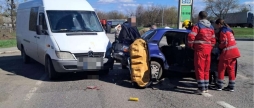 Масштабна ДТП на Вінниччині зіткнулися легковик, автобус та вантажівка — є постраждалі
