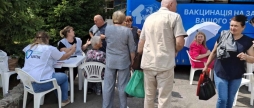 Мобільна амбулаторія та вакцинобус працювали у Погребищенській громаді
