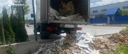 Муніципальна варта зафіксувала незаконне звалище будівельних відходів на вул. Гонти у Вінниці