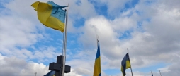 На Алеї Слави у Вінниці замінили прапори на могилах Героїв