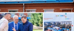 На даху Вінницької лікарні швидкої допомоги встановили СЕС