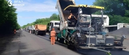 На дорогах Вінниччини за тиждень відремонтували понад 322 тисячі квадратних метрів покриття