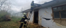 На Вінниччині вогонь знищив господарчу споруду
