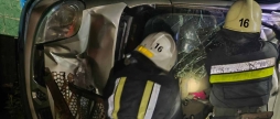 На Вінниччині 62-річна водійка мікроавтобуса в’їхала у стовп