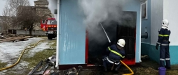 На Вінниччині через пожежу в котельні ледь не загорівся сусідній храм