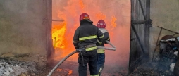 На Вінниччині горів склад, де зберігалось зерно