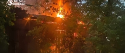 На Вінниччині під час грози блискавка спопелила дах господарчої споруди