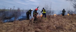 На Вінниччині почастішали випадки спалювання сухої рослинності – горіли у п’яти районах