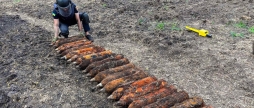 На Вінниччині сапери ДСНС знищили 21 артилерійський снаряд