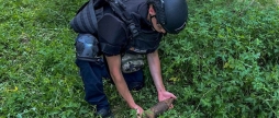 На Вінниччині сапери ДСНС знищили артилерійський снаряд
