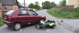 На Вінниччині в аварії постраждав мотоцикліст поліція відкрила кримінальне провадження