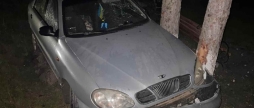 На Вінниччині водій протаранив дерево та втік з місця пригоди