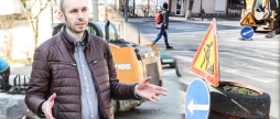 На вулиці Архітектора Артинова у Вінниці облаштовують інклюзивне середовище