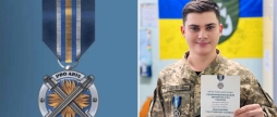 Нагрудним знаком Головнокомандувача нагородили юного сержанта з Тульчина