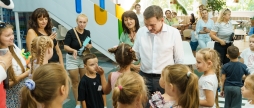 Мер Вінниці Сергій Моргунов зустрівся з дітьми-сиротами і дітьми загиблих Захисників