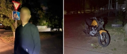 Патрульні зупинили у Вінниці підпилого 18-річного водія мотоцикла