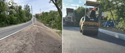 Після зсуву ґрунту у Вінниці відремонтували дорогу та облаштували водовідведення
