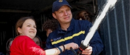 Побачити звук порятунку у Вінниці ДСНС влаштували екскурсію для дітей з порушеннями слуху