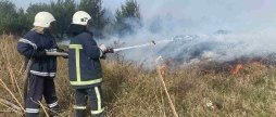 Понад два гектари сухої рослинності горіли на Вінниччині