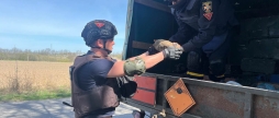 Сапери знищили мінометну міну, яку знайшли в полі в Іллінецькій громаді