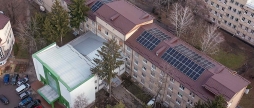 Сонячні панелі встановили на трьох корпусах Вінницької міської клінічної лікарні №1