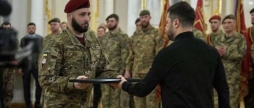 Старший лейтенант з Вінниччини отримав «Хрест бойових заслуг» з рук Президента