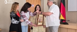 Тракайський замок, батути й оленятко вінницькі діти повернулися з Паневежиса