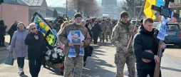 Тульчинська громада попрощалася із загиблим на фронті лейтенантом