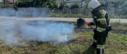У Бершадській громаді під час пожежі опіки отримав 48-річний мешканець