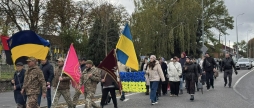 У Брацлаві відбулася почесна піша хода до Козацької могили