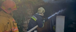 У хмільницькому кафе загорілася мангальна зона
