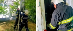 У Ладижині 88-річна жінка знепритомніла в квартирі — рятувальники дісталися через балкон