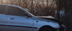 У Немирівському районі водій Daewoo Lanos з'їхав у кювет