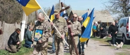 У Самгородоцькій громаді прощались із загиблим на Донеччині Героєм