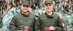 У Вінниці двох гвардійців нагородили відзнаками «За військову службу Україні»