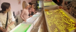 У Вінниці провели заняття з пісочної анімації для діток, яких виховують опікуни