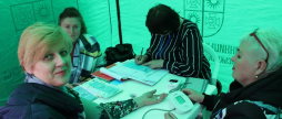 У Вінниці в парку розгорнули медичне містечко