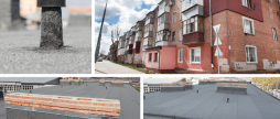 У Вінниці в житловому будинку на вулиці Батозькій, 4 оновили дах