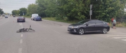 У Вінниці 62-річний велосипедист потрапив під колеса автомобіля Hyundai