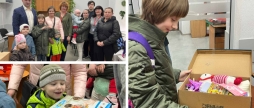 У Вінниці дітям із сімей у складних життєвих обставинах передали подарунки від волонтерів з Нансі
