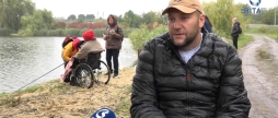 У Вінниці для військових, які проходять реабілітацію після поранень, організували виїзд на риболовлю
